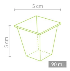 5 X 5 Cm Anzuchttopf Quadratisch (2552 Stück) | Anzuchttöpfe Von Fertil -Angebote Samen Zauber Store 537177 5 x 5 cm Anzuchttoepfe quadratisch 2552 Stueck 545 1C 2