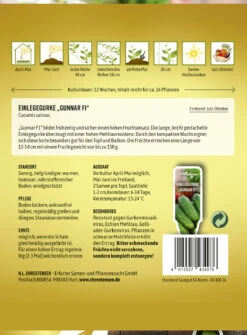 Einlegegurke Gunnar F1 | Einlegegurkensamen Von N.L. Chrestensen