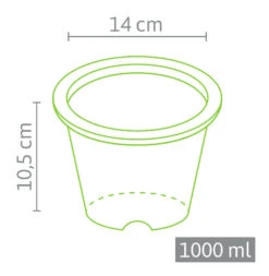 10,5 X 14 Cm Anzuchttopf NT Rund (484 Stück) | Anzuchttöpfe Von Fertil -Angebote Samen Zauber Store 548141 10 5 x 14 cm Anzuchttoepfe rund 484 Stueck 593 C 2