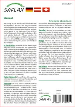Wermut | Heilpflanzensamen Von Saflax -Angebote Samen Zauber Store 548710 Wermut 15245 sa 1