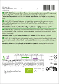 Sojabohne Hokkai Green | BIO Bohnensamen Von Sativa Rheinau -Angebote Samen Zauber Store 549728 BIO Sojabohne Hokkai Green bo97 sr 1