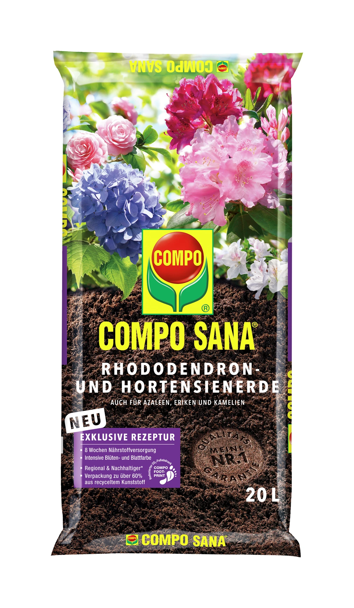 Rhododendron- Und Hortensienerde (20 L) | Erden Von COMPO 3 Rhododendron- Und Hortensienerde (20 L) | Erden Von COMPO
