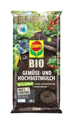 Gemüse- Und Hochbeetmulch Torffrei (50 L) | BIO Erden Von COMPO