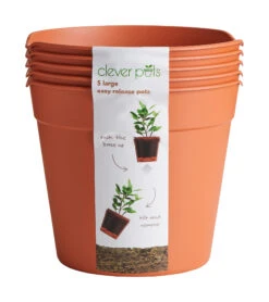 Anzuchttopf Easy Release Groß (5 Stück) | Jungpflanzentöpfe Von Clever Pots -Angebote Samen Zauber Store 553516 Blumentopf Easy Release gross 5 Stueck 503879 kp 0