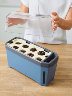 HARRY HERBS Kräutertopf Blau | Kräutertöpfe Von Gusta Garden -Angebote Samen Zauber Store 560340 HARRY HERBS blau 104B10 gg 1